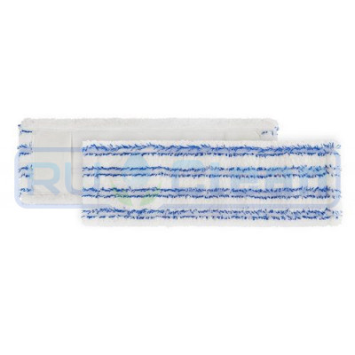 Моп TTS Wet Disinfection soft band (50см, белый с синими полосками)