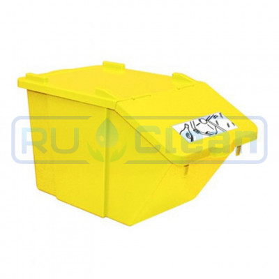 Контейнер мусорный TTS SPLIT (полипропилен, 45л, желтый)