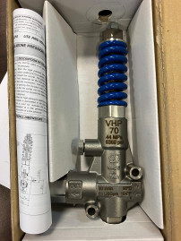 Регулятор давления Mecline VHP70 EASY START (440бар, 80л/мин, 1/2г-г, By-pass 1/2г, нерж)