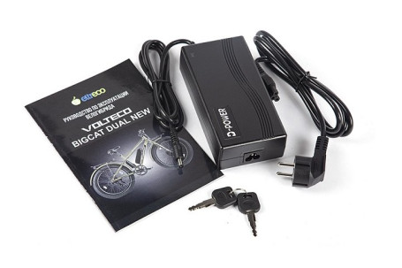 Электровелосипед VOLTECO BIGCAT DUAL NEW (серый)