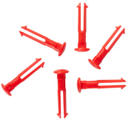 Запасные части Vikan (6 дюбелей, арт 1011x и 1013x, красный)