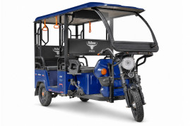 Трицикл электрический Rutrike Рикша 60V 2000W (синий)