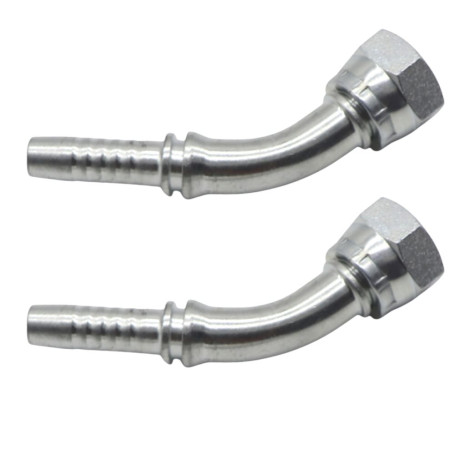 Фитинг высокого давления BSP (DN20, 3/4г, 45гр, оцинк) Robin