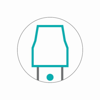 Рамка для мопов TTS (40см, с карманами, серый)