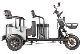 Трицикл электрический Wanshida UM+ (60V, 1000W, серый)