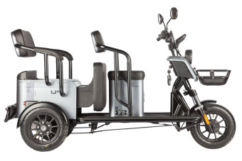 Трицикл электрический Wanshida UM+ (60V, 1000W, серый)