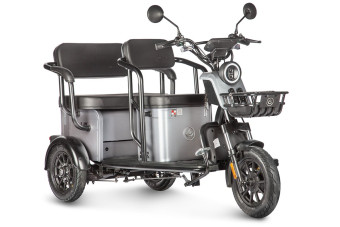 Трицикл электрический Wanshida UM+ (60V, 1000W, серый)