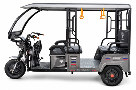 Трицикл электрический Rutrike Рикша 60V 2000W (темно-зеленый) (026654-3293)