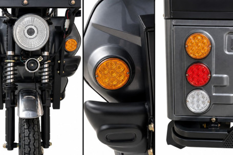 Трицикл электрический Rutrike Рикша 60V 2000W (темно-зеленый) (026654-3293)