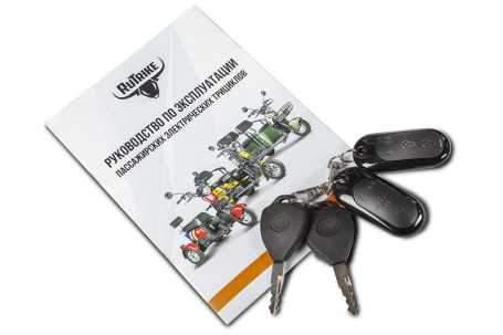 Трицикл электрический Rutrike Шкипер (серый)