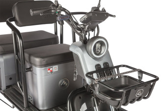 Трицикл электрический Wanshida UM+ (60V, 1000W, красный)