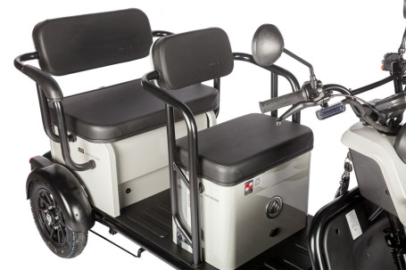 Трицикл электрический Wanshida UM+ (60V, 1000W, красный) (0000314-3101)