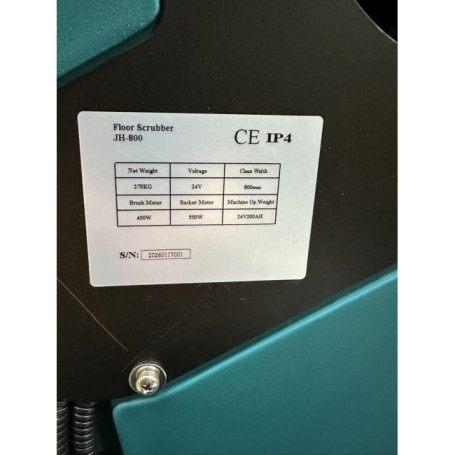 Поломоечная машина TOR JH-800 (24В, 200Ач Li) (2037)