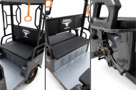 Трицикл электрический Rutrike Рикша 60V 2000W (серый)