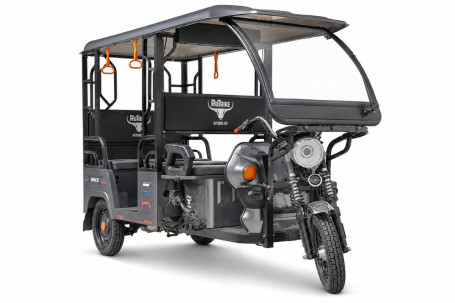 Трицикл электрический Rutrike Рикша 60V 2000W (серый) (026654-3292)