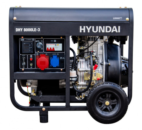 Генератор дизельный Hyundai DHY 8000LE-3