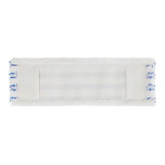 Моп TTS Wet Disinfection soft band (50см, белый с синими полосками)