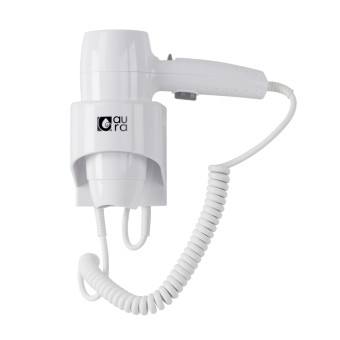 Фен настенный TTS Snow Line (1200Вт, с кнопкой, держатель)