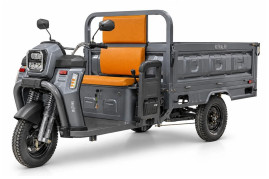 Трицикл электрический Rutrike Импульс 1800 60/72V 1500W (серый)