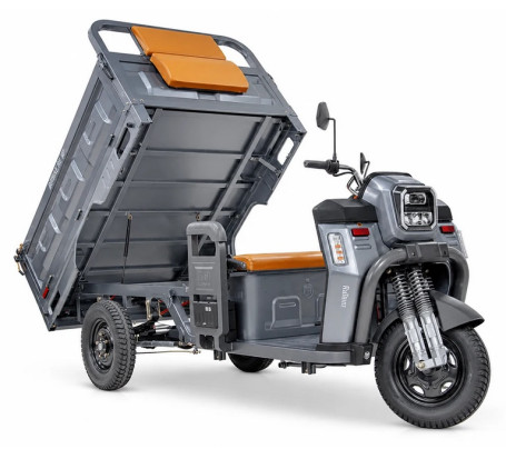 Трицикл электрический Rutrike Импульс 1800 60/72V 1500W (серый) (026649-3285)