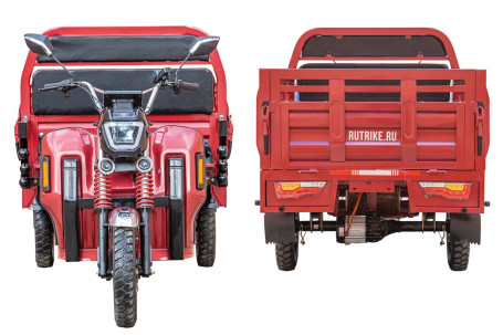 Трицикл электрический Rutrike Антей Pro 1500 60V1200W (красный)
