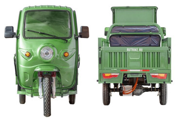 Трицикл электрический Rutrike Гермес 1500 60V/1200W (темно-синий)