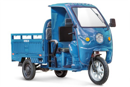 Трицикл электрический Rutrike Гермес 1500 60V/1200W (темно-синий)