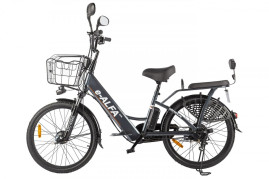 Электровелосипед GREEN CITY e-ALFA new (темно-серый)