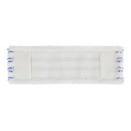 Моп TTS Wet Disinfection soft band (40см, белый с синими полосками)
