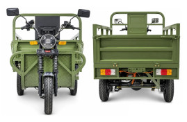 Трицикл электрический Rutrike Каскад 1600 60V 1500х2W (зеленый)