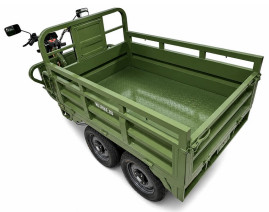 Трицикл электрический Rutrike Каскад 1600 60V 1500х2W (зеленый)