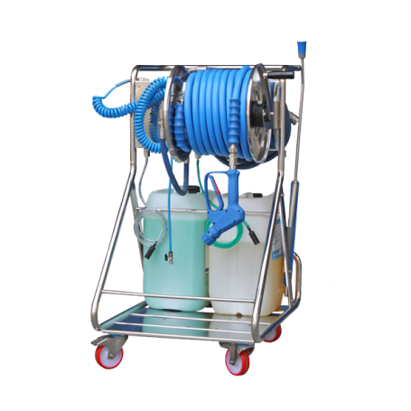 Пенная станция VEMA FOAM &amp; WASH M.P. (10-100бар, сж.возд, 1 хим.ср, тележка)