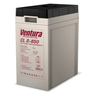 Тяговый аккумулятор Ventura CL 2-650 (2В, 650Ач, AGM)