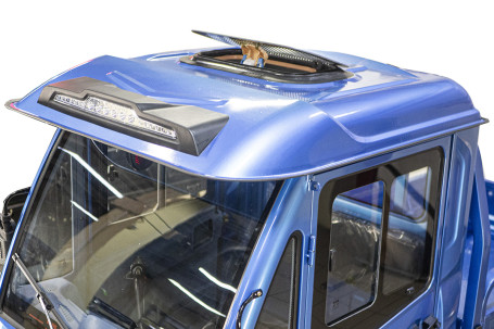 Трицикл электрический Rutrike КАРГО Кабина Дуал (темно-синий)