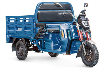 Трицикл электрический Rutrike Антей Pro 1500 60V1200W (темно-синий матовый)