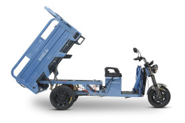 Трицикл электрический Rutrike Вектор 1500 (60V, 1200W, серый)