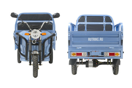 Трицикл электрический Rutrike Вектор 1500 (60V, 1200W, серый)