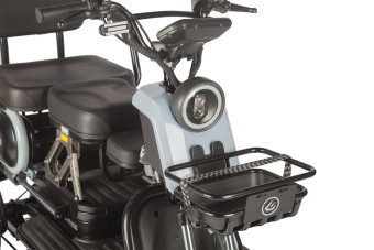 Трицикл электрический Wanshida UN MOTO (60V, 650W, черно-красный)