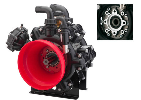 Мембранный насос AR 250 BP C/F (BlueFlex, 20бар, 254.4л/мин, ВОМ 1&quot;⅜-полый вал 25мм)
