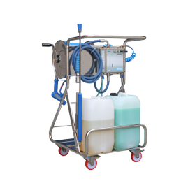 Пенная станция VEMA FOAM &amp; WASH M.P. (10-100бар, сж.возд, 2 хим.ср, тележка)