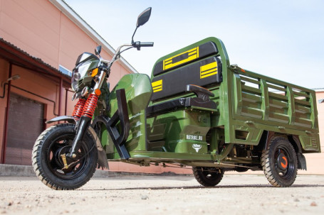 Трицикл электрический Rutrike Антей-У 1500 60V1000W (темно-синий матовый)