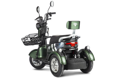 Трицикл электрический Rutrike Шкипер (зеленый)