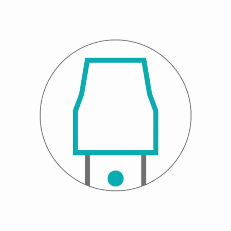 Рамка TTS BLIK (50см, с педалью и зажимом для мопов с карманами, серый)