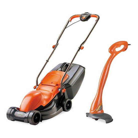 Газонокосилка электрическая Flymo Easimo и триммер Mini Trim