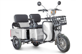 Трицикл электрический Rutrike Тубан (белый)