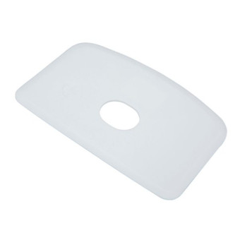 Скребок с отверстием FBK (146х98мм, гибкий, белый)