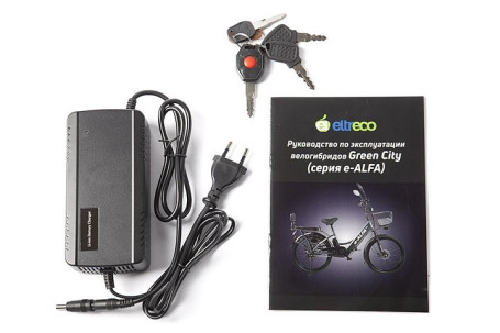 Электровелосипед GREEN CITY e-ALFA Fat (черный)