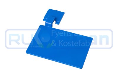 Значок маркировочный для алюминиевого рельса FBK (110х75 мм, синий)