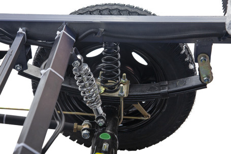 Трицикл электрический Rutrike D4 NEXT КАБИНА 1800 (красно-серый) (023400-3332)