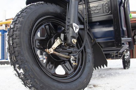 Трицикл электрический Rutrike D4 NEXT КАБИНА 1800 (красно-серый) (023400-3332)